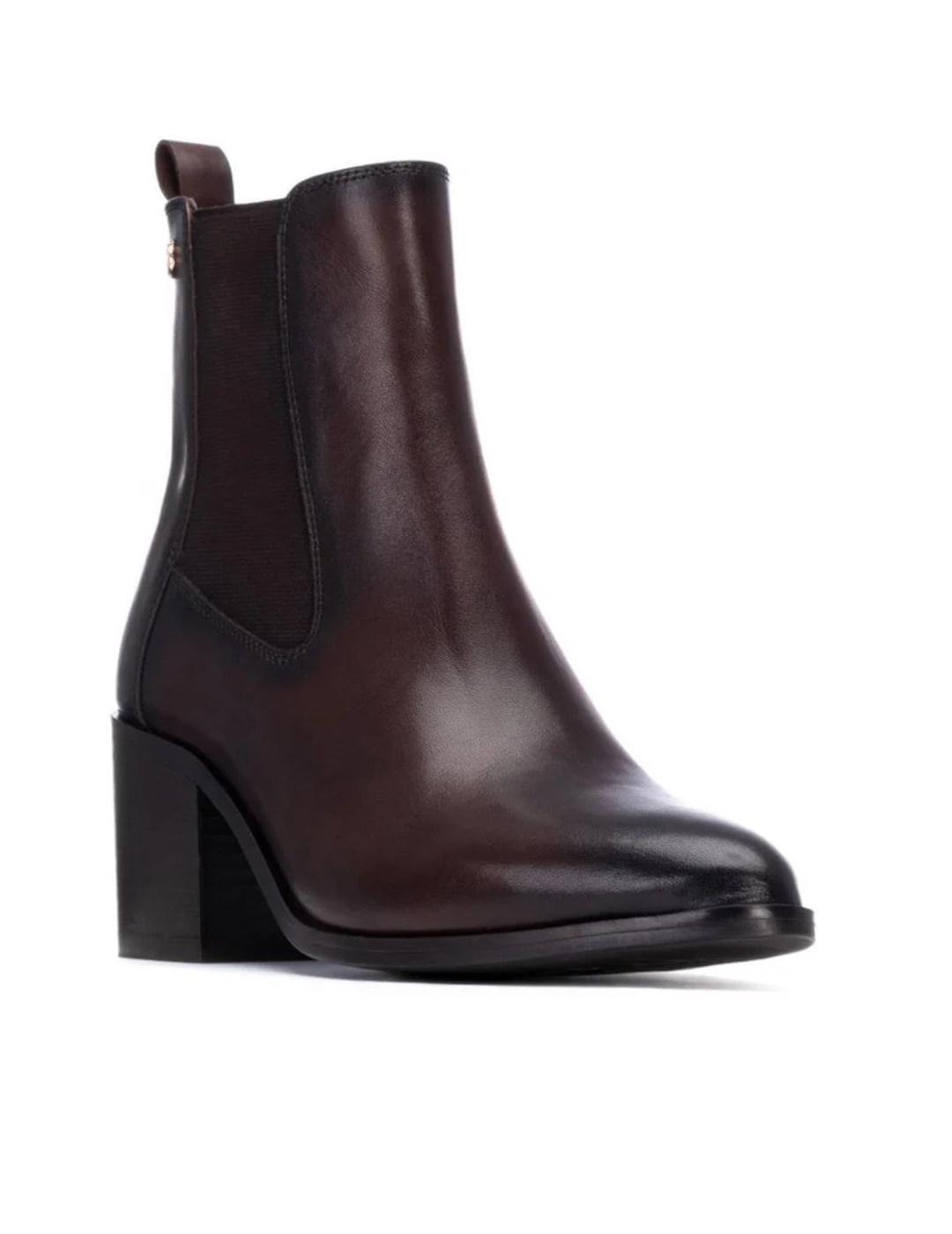 Botines Carmela marrones con tacon