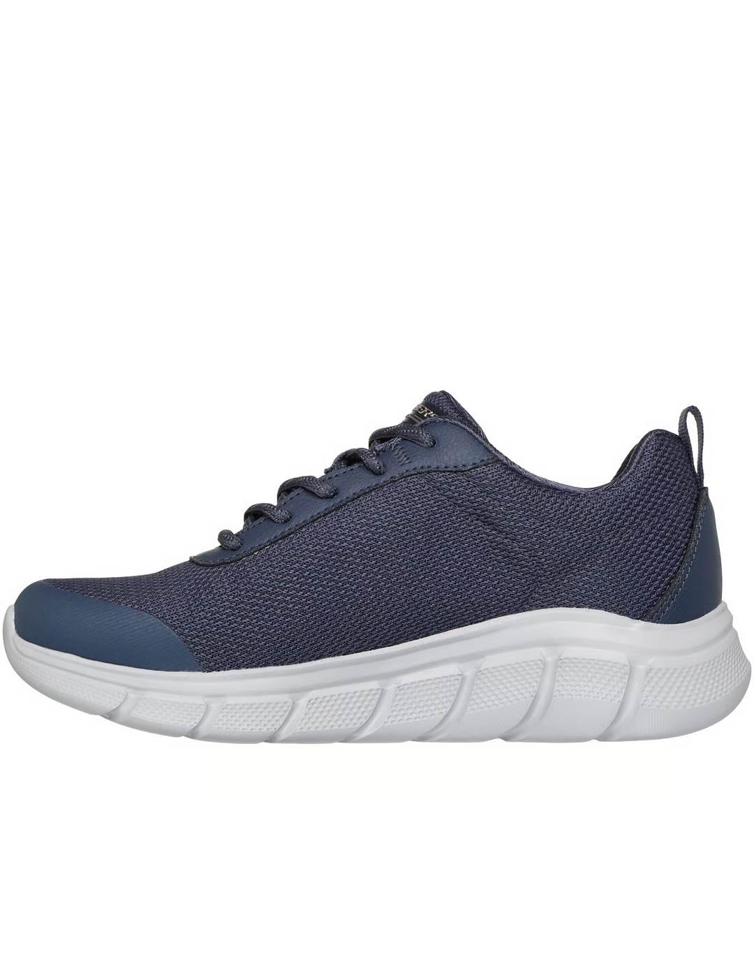Deportiva Skechers waterproof bobs azul