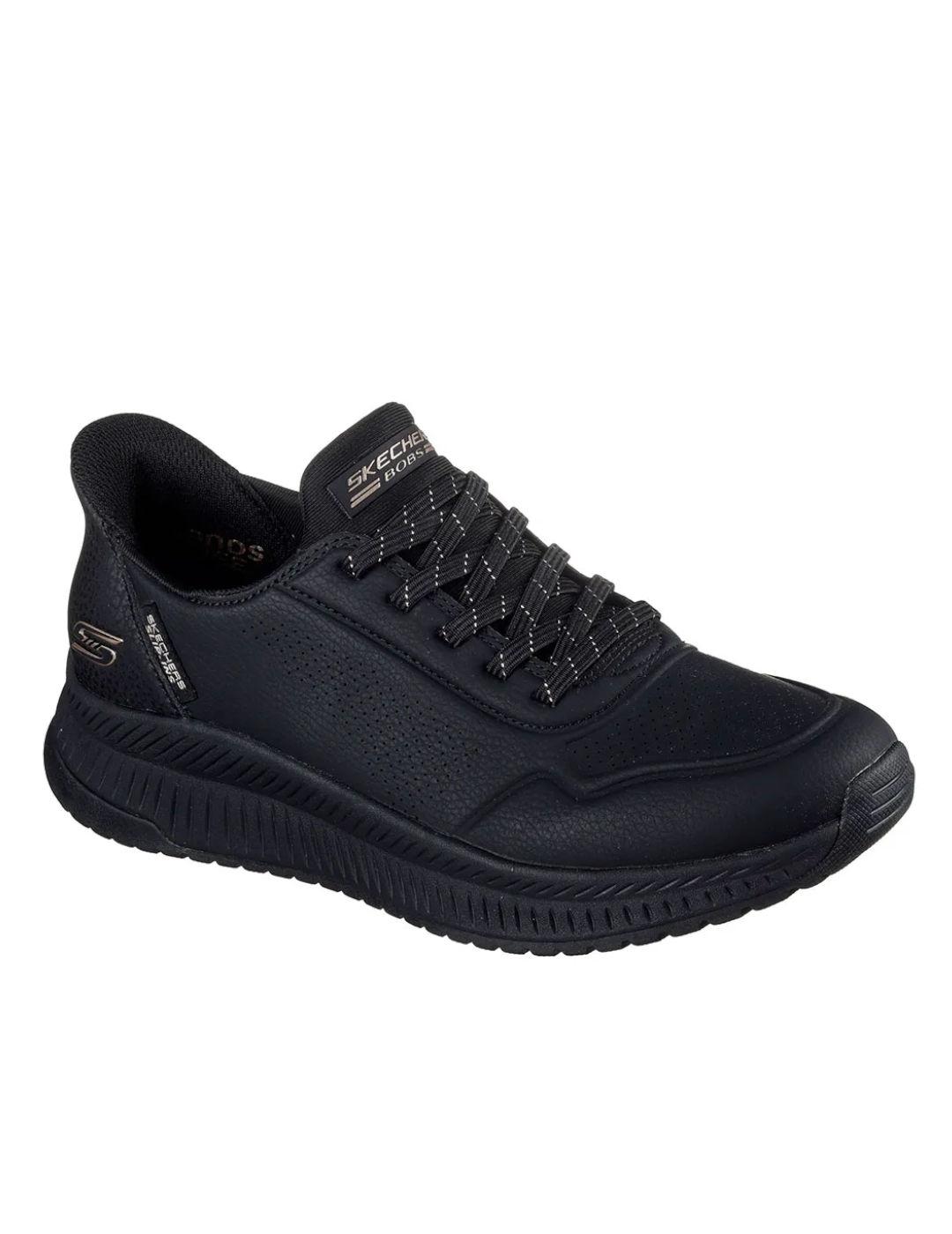 Skechers Slipins Bobs en negro mujer 117740