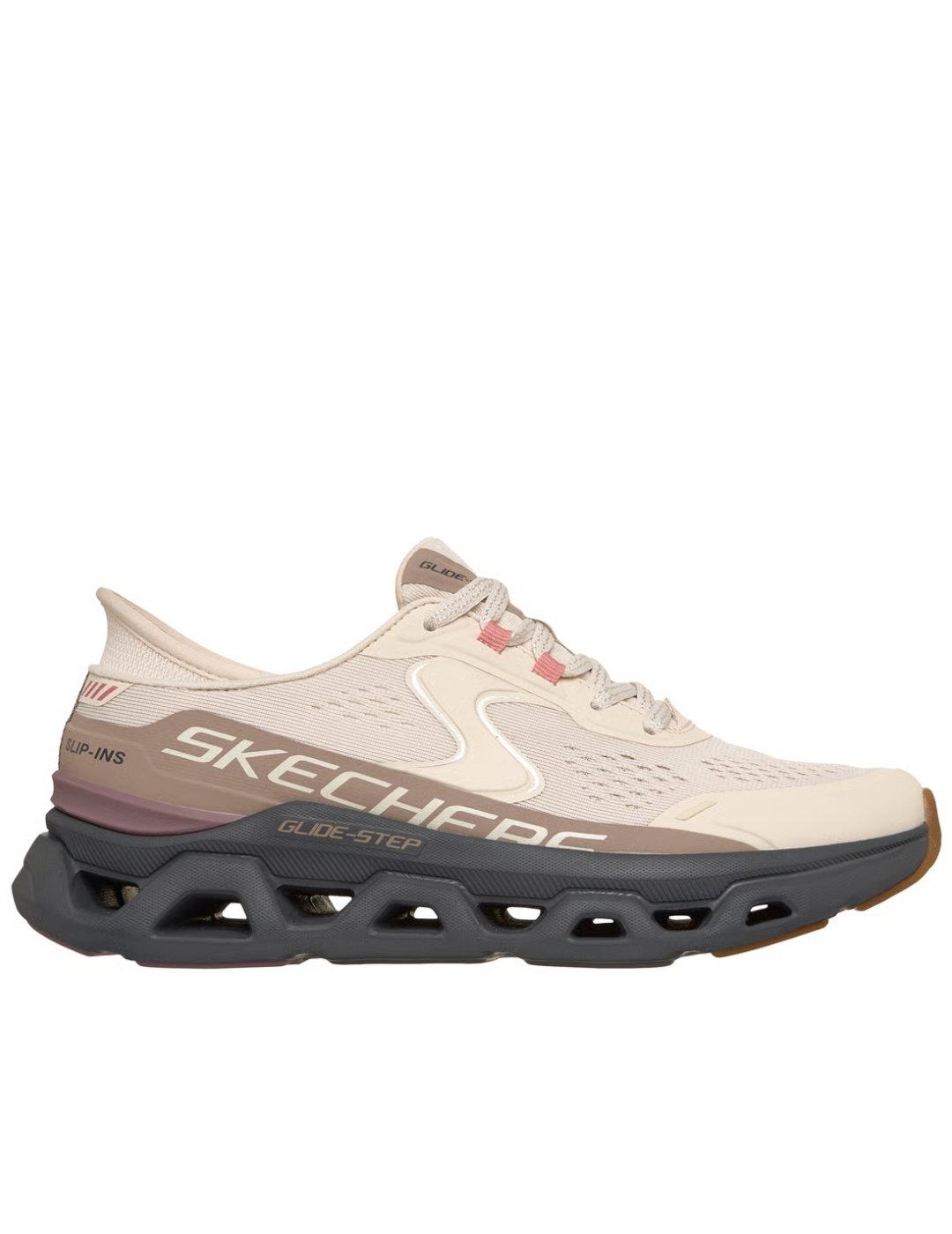 Skechers Glide-step sip-ins beige mujer 150510