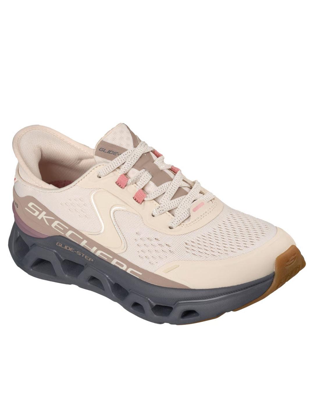 Skechers Glide-step sip-ins beige mujer 150510