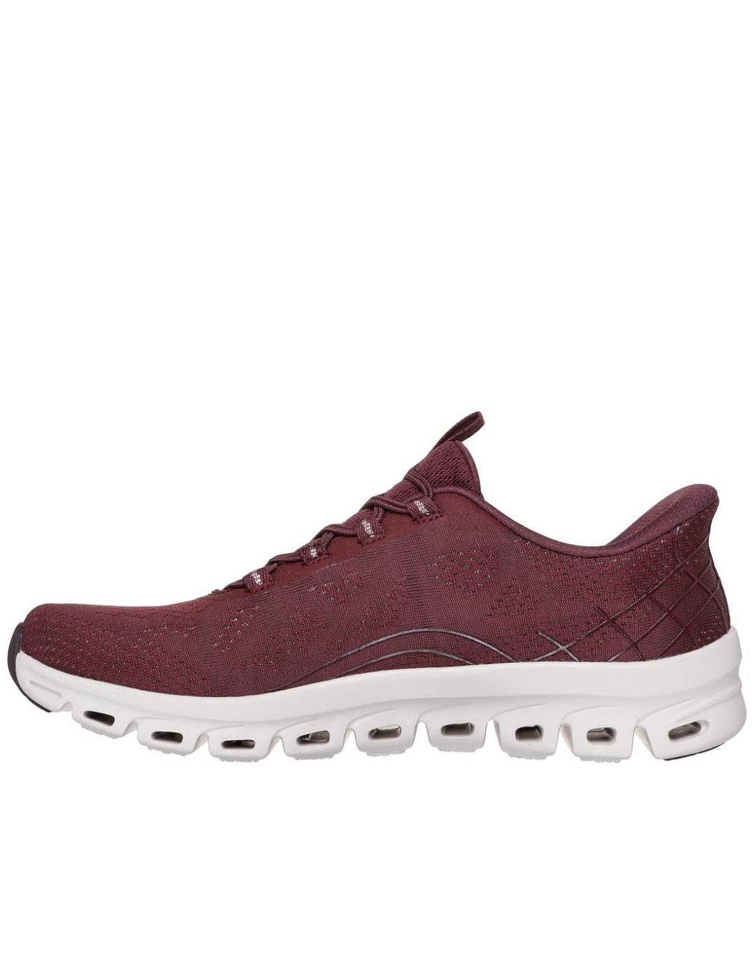 Skechers Glide-Step Elevate en granate mujer 