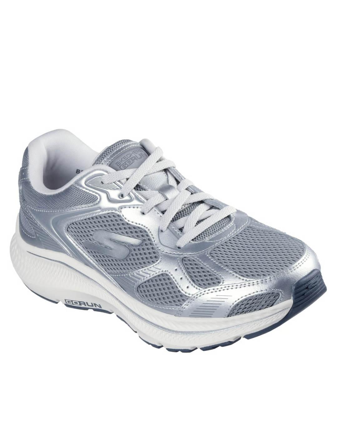 Deportiva Skechers Go Run gris mujer 128633