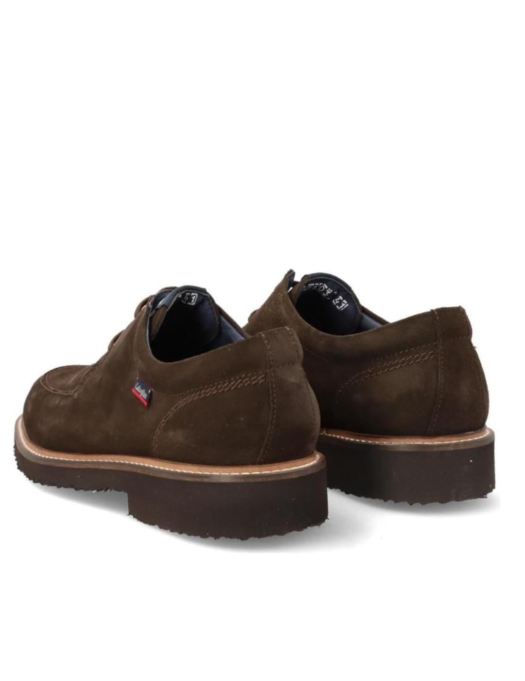 Zapato Callaghan con cordones en marron hombre
