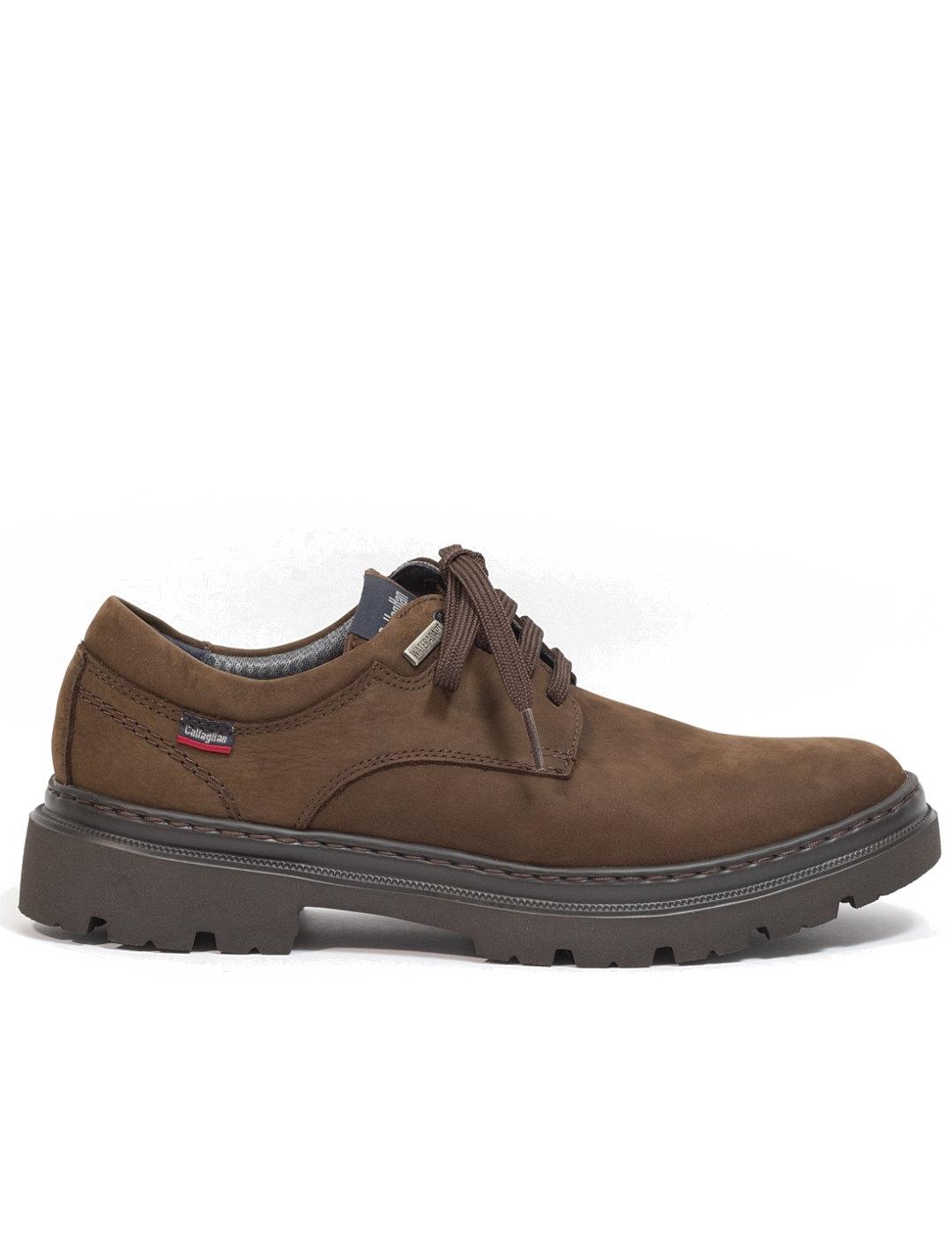 Zapato Callaghan impermeable marron hombre