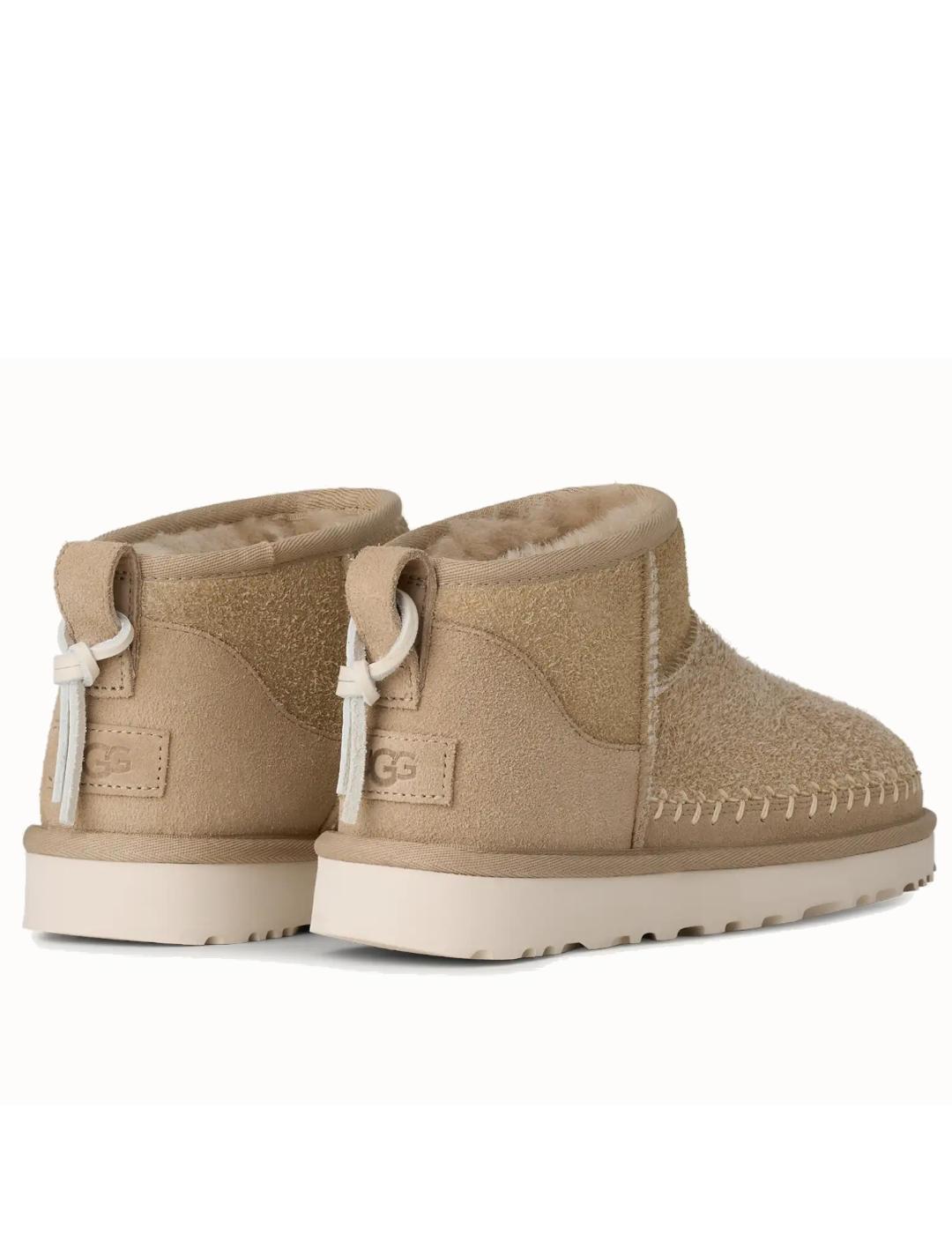 Botines UGG Classic Ultra Mini Biarritz sand