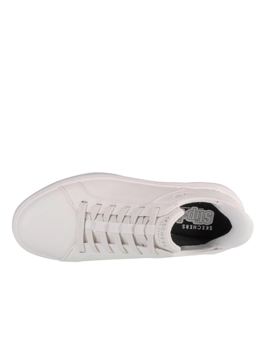 Sneakers Skechers en blanco slipins hombre