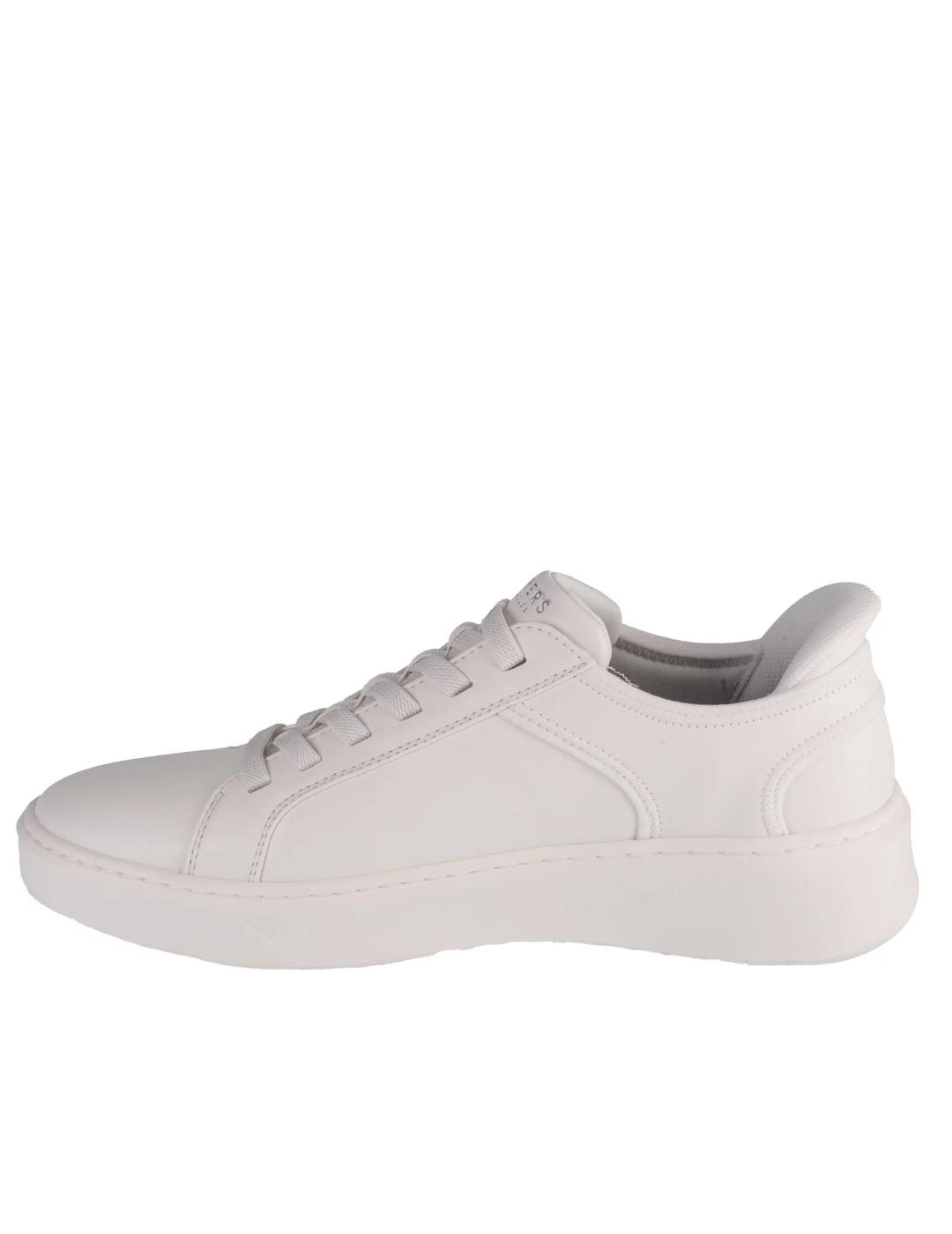 Sneakers Skechers en blanco slipins hombre