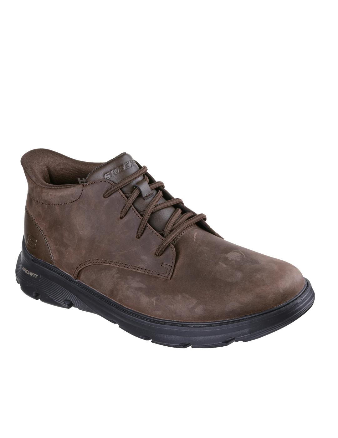 Botines Skechers en marron slipins