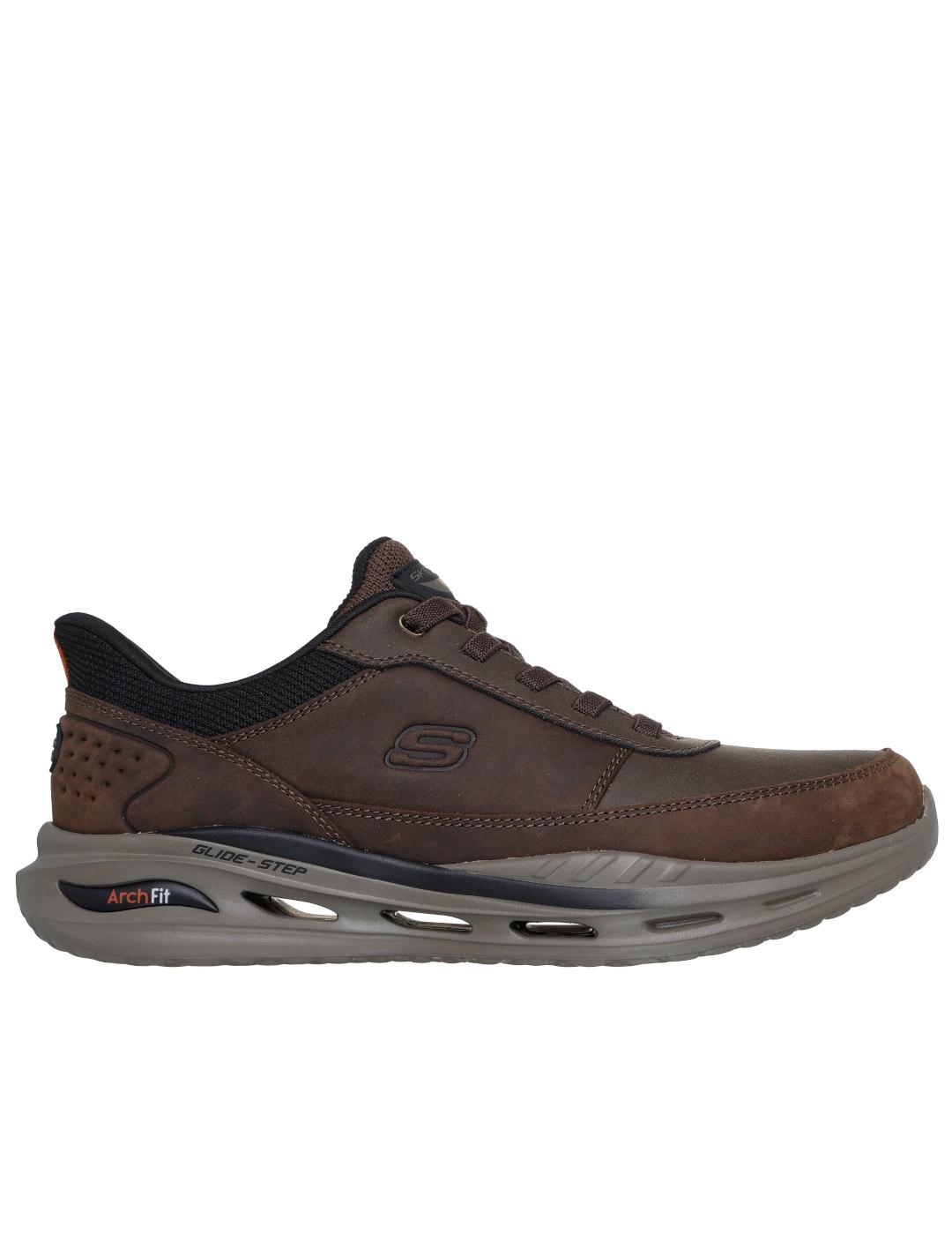 Skechers Arch Fit slipins marron hombre