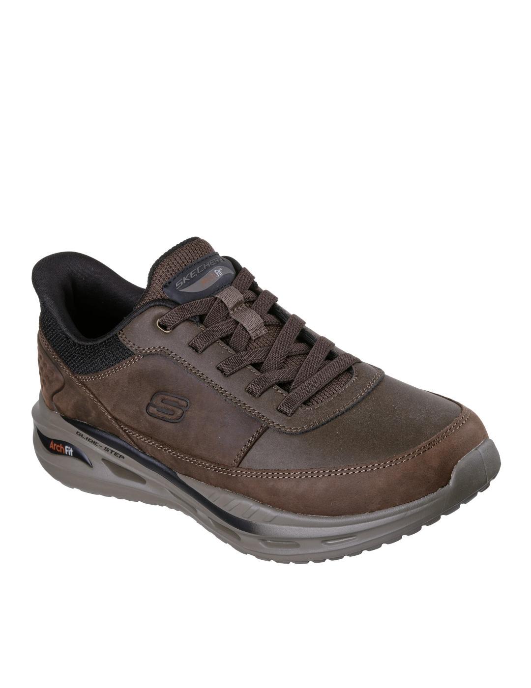 Skechers Arch Fit slipins marron hombre