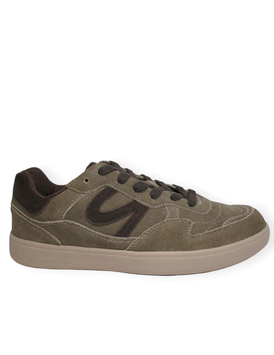Sneakers Natural World en camel hombre