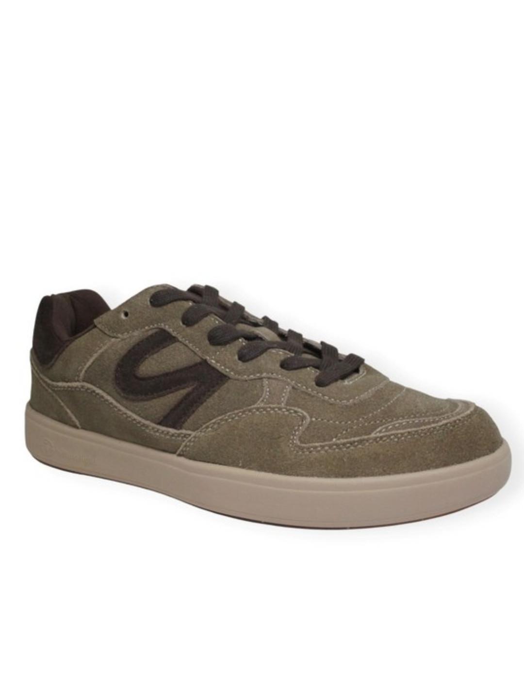 Sneakers Natural World en camel hombre