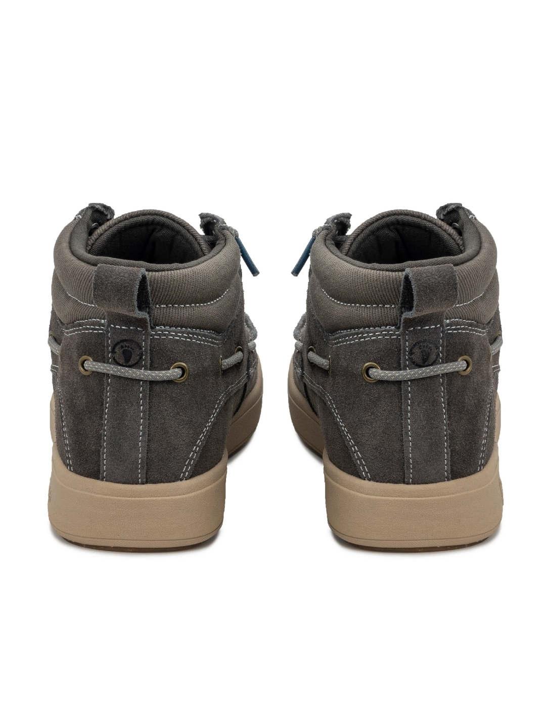 Botines estilo Nautico en gris Natural world