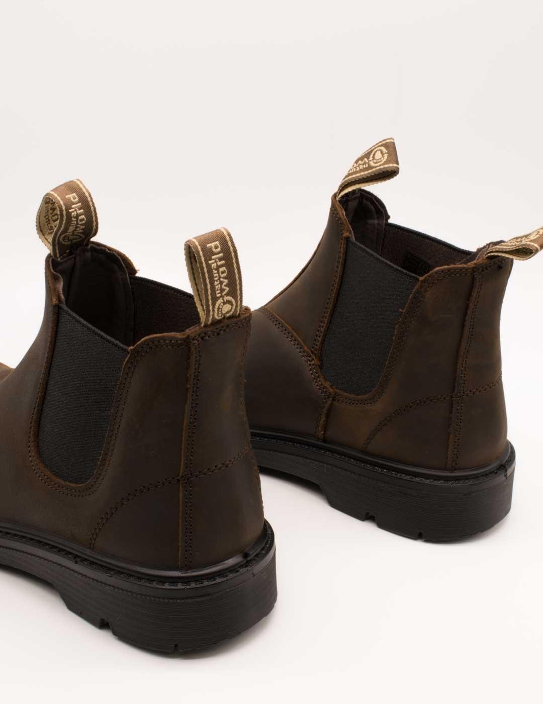 Botines chelsea Natural World engrasados unisex