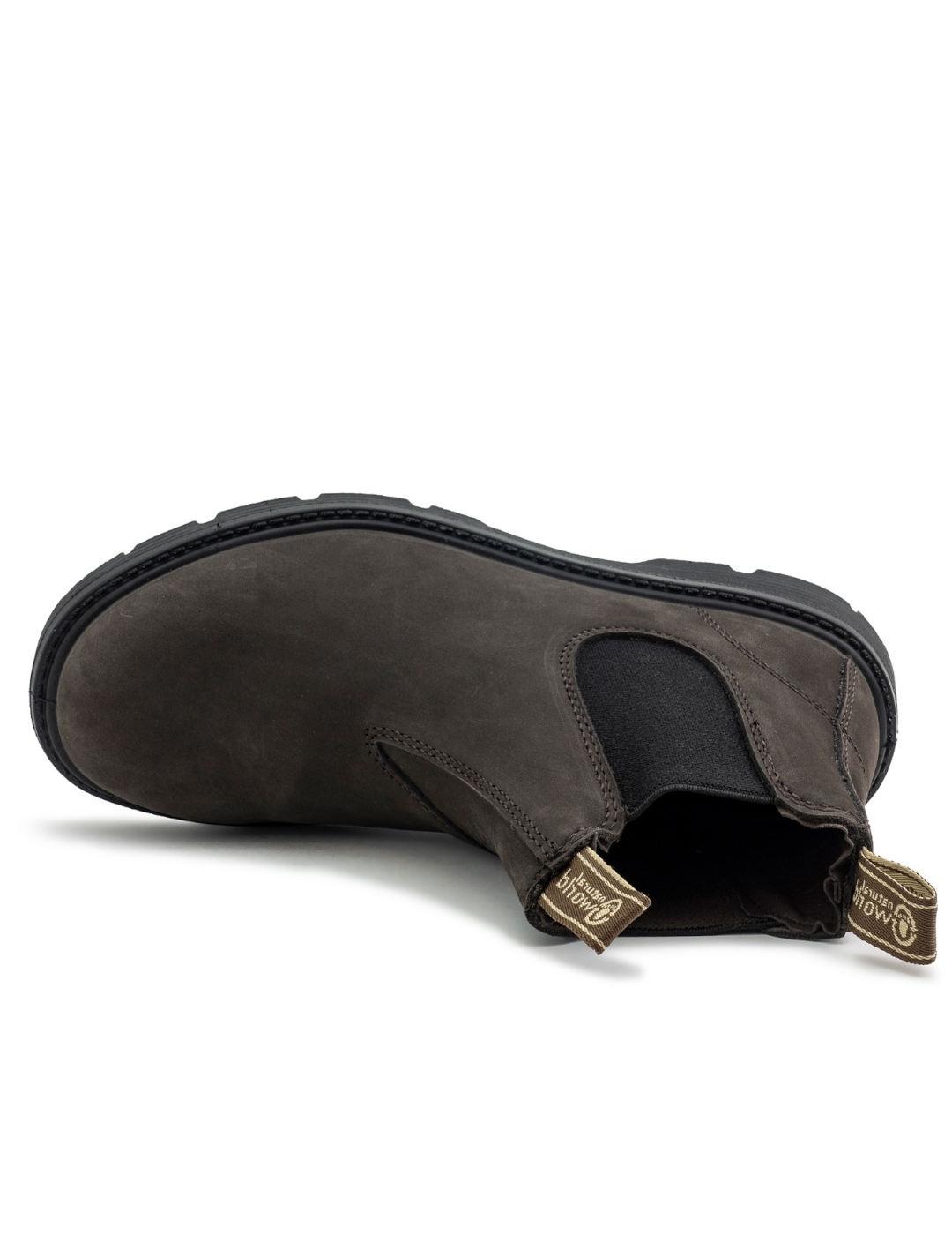 Botas Chelsea Natural World nobuck marron