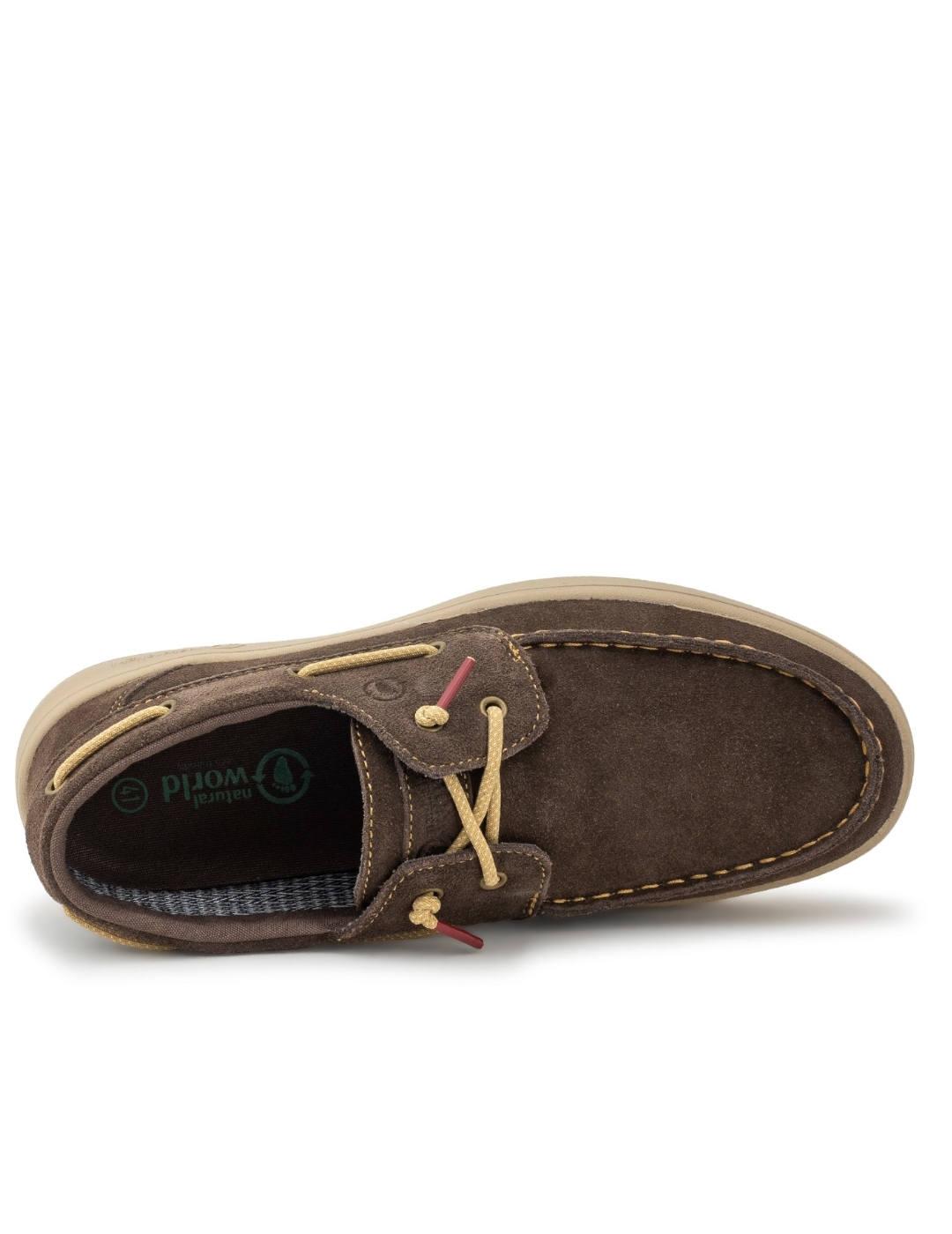 Nauticos marrones Natural World hombre