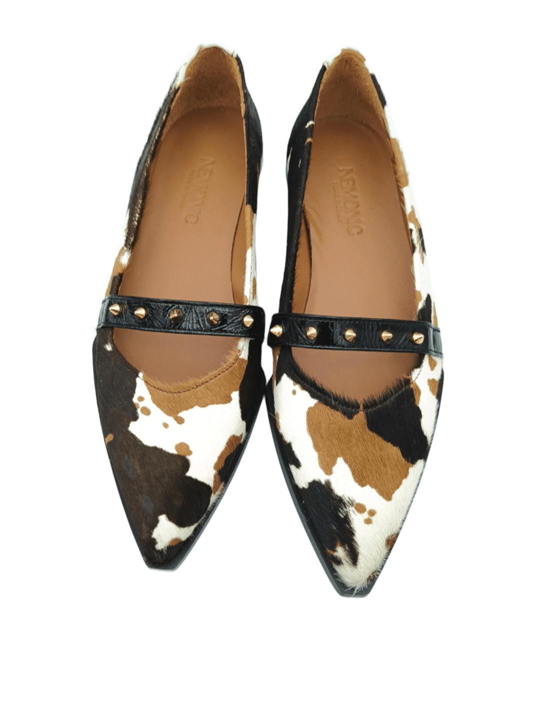 Bailarina Nemonic estampada de pelo mujer