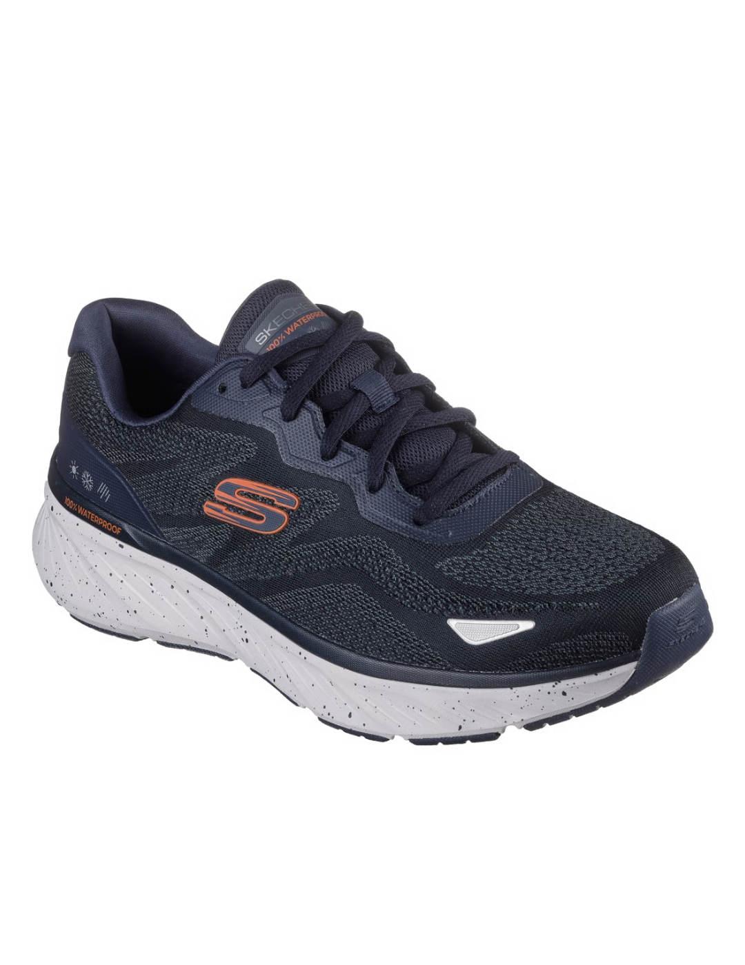 Deportiva Skechers impermeable 232842 azul