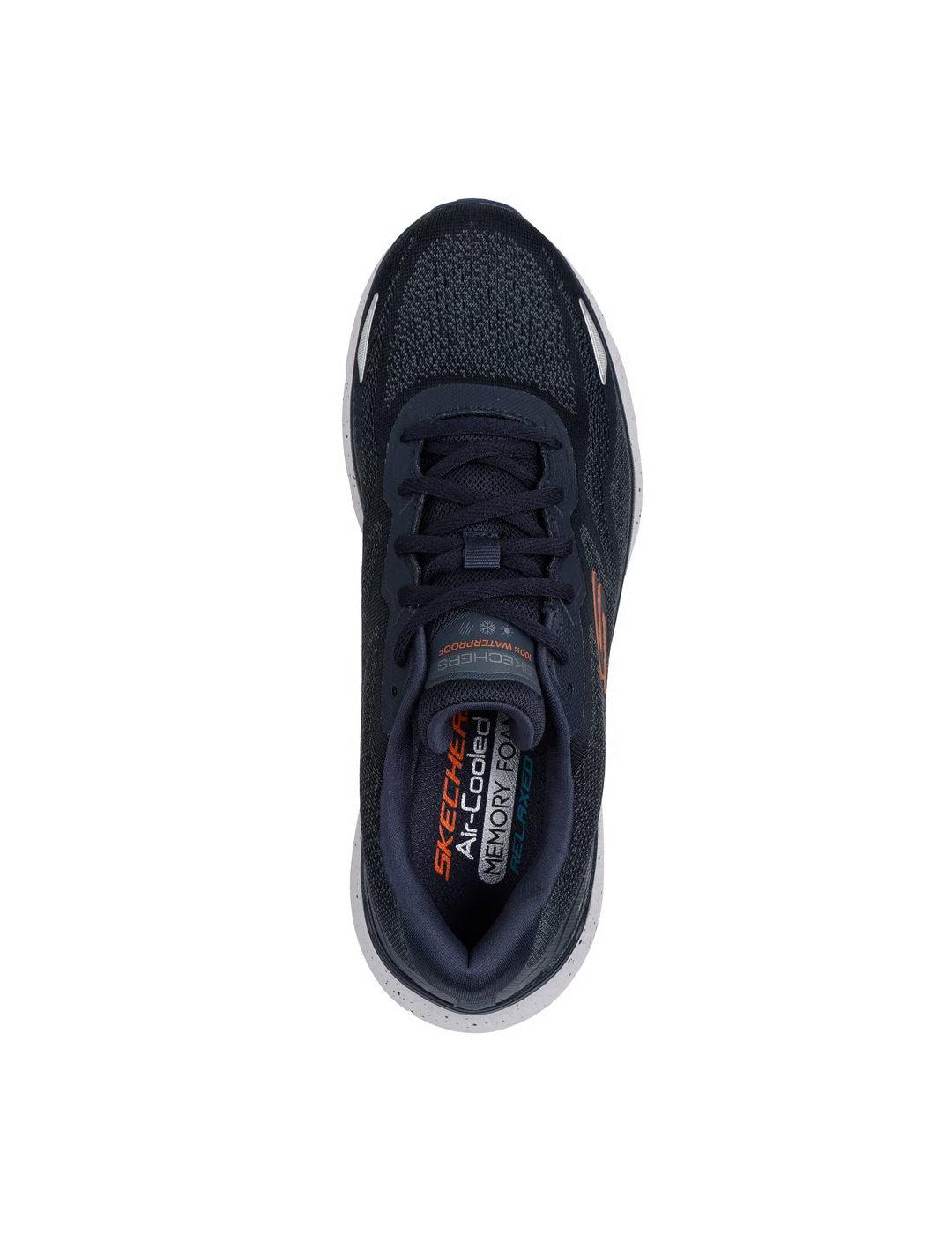 Deportiva Skechers impermeable 232842 azul